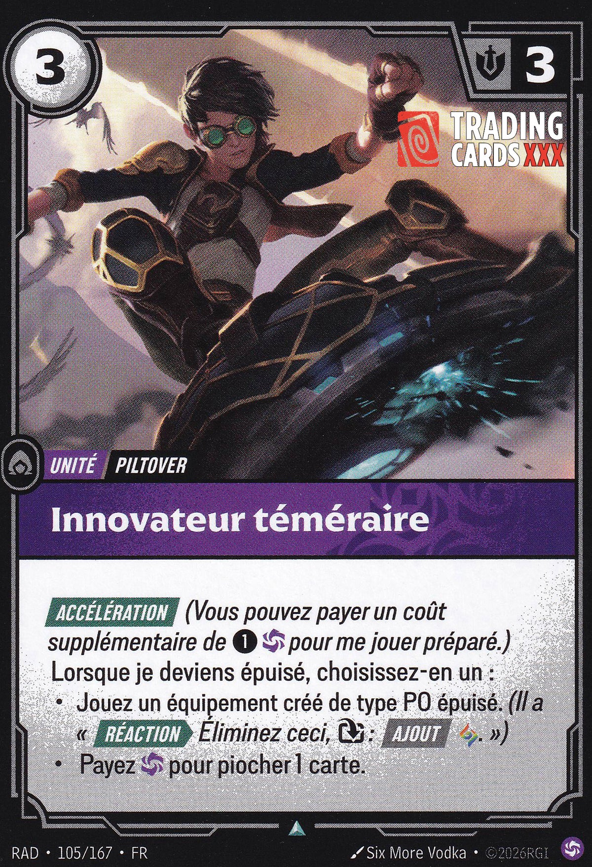 Riftbound - Innovateur téméraire : UC RAD-105/167 FR