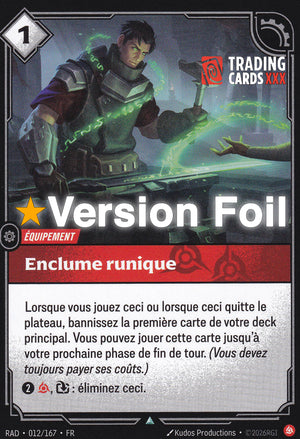 Riftbound - Enclume runique : Foil UC RAD-012/167 FR