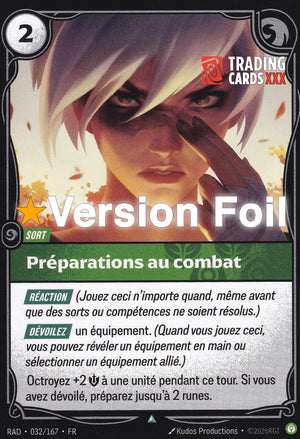 Riftbound - Préparations au combat : Foil UC RAD-032/167 FR