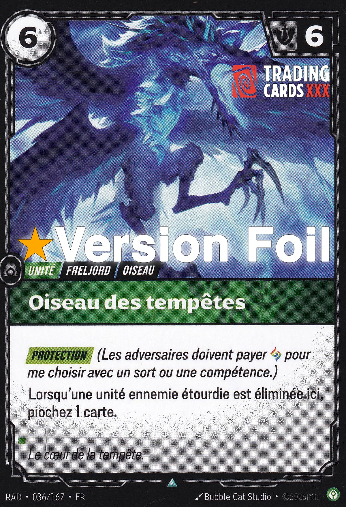 Riftbound - Oiseau des tempêtes : Foil UC RAD-036/167 FR