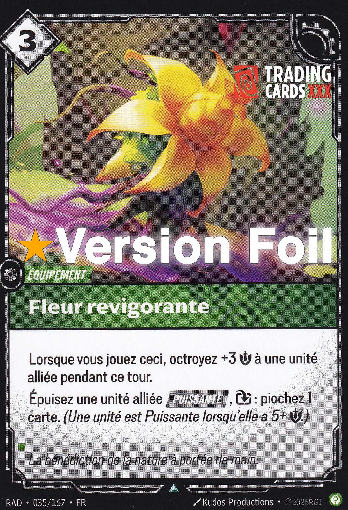 Riftbound - Fleur revigorante : Foil UC RAD-035/167 FR