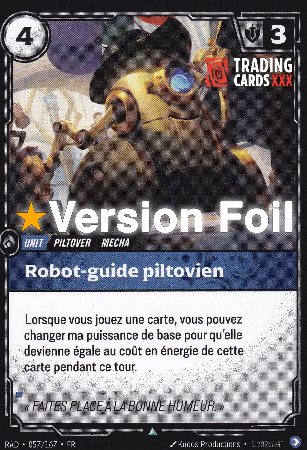 Riftbound - Robot-guide piltovien : Foil UC RAD-057/167 FR
