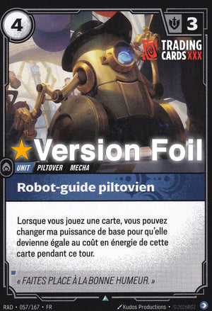 Riftbound - Robot-guide piltovien : Foil UC RAD-057/167 FR