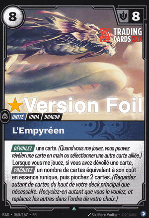 Riftbound - L'Empyréen : Foil UC RAD-060/167 FR