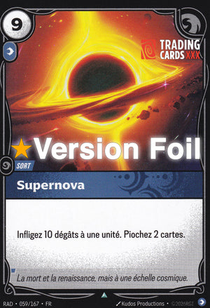 Riftbound - Supernova : Foil UC RAD-059/167 FR