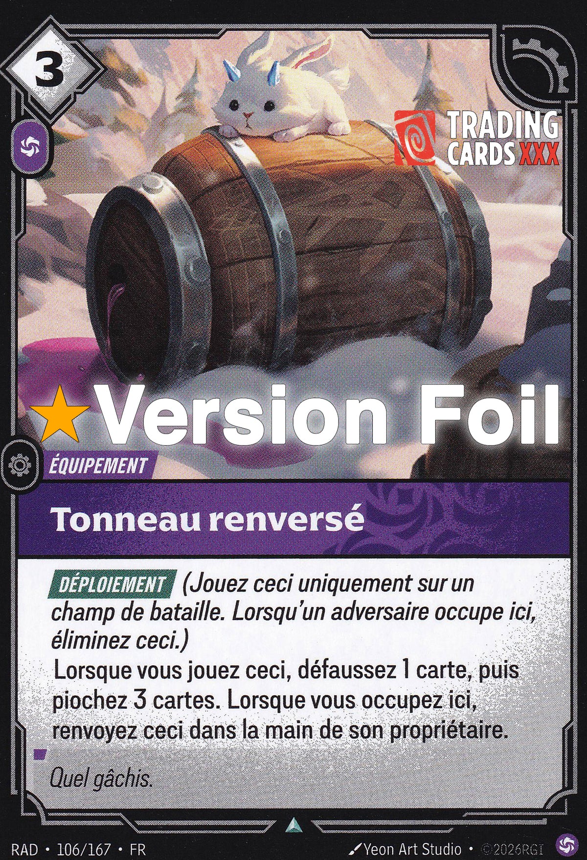 Riftbound - Tonneau renversé : Foil UC RAD-106/167 FR