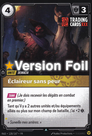Riftbound - Éclaireur sans peur : Foil UC RAD-128/167 FR