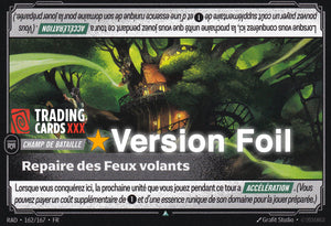Riftbound - Repaire des Feux volants : Foil UC RAD-162/167 FR