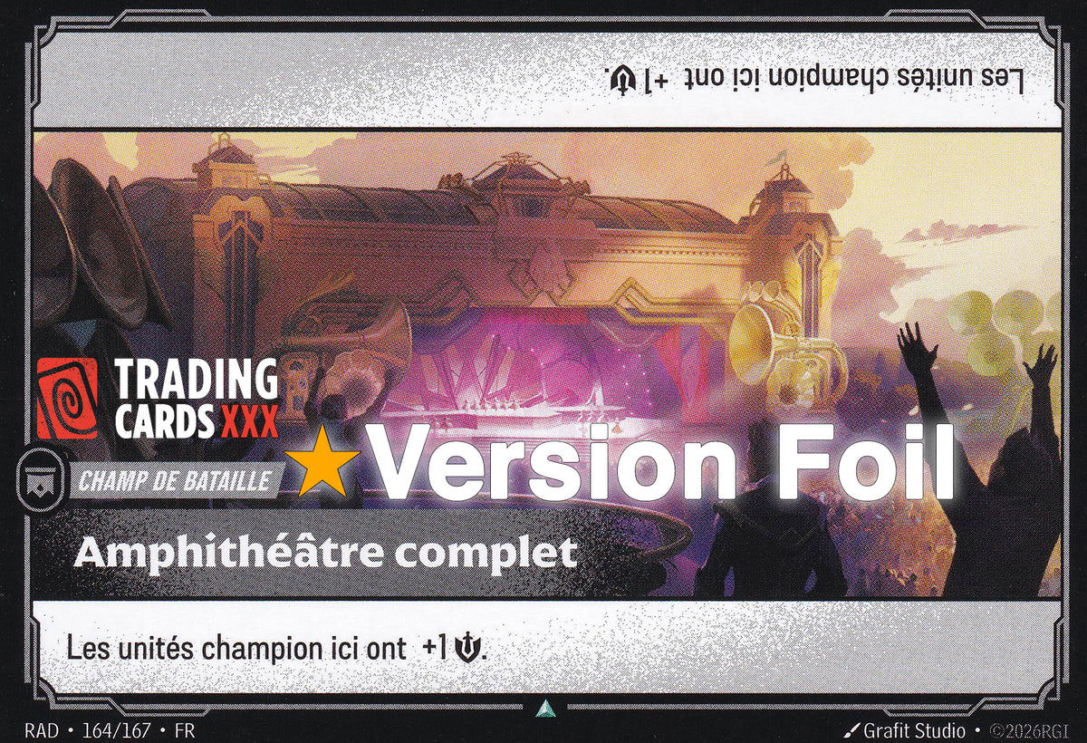 Riftbound - Amphithéatre complet : Foil UC RAD-164/167 FR