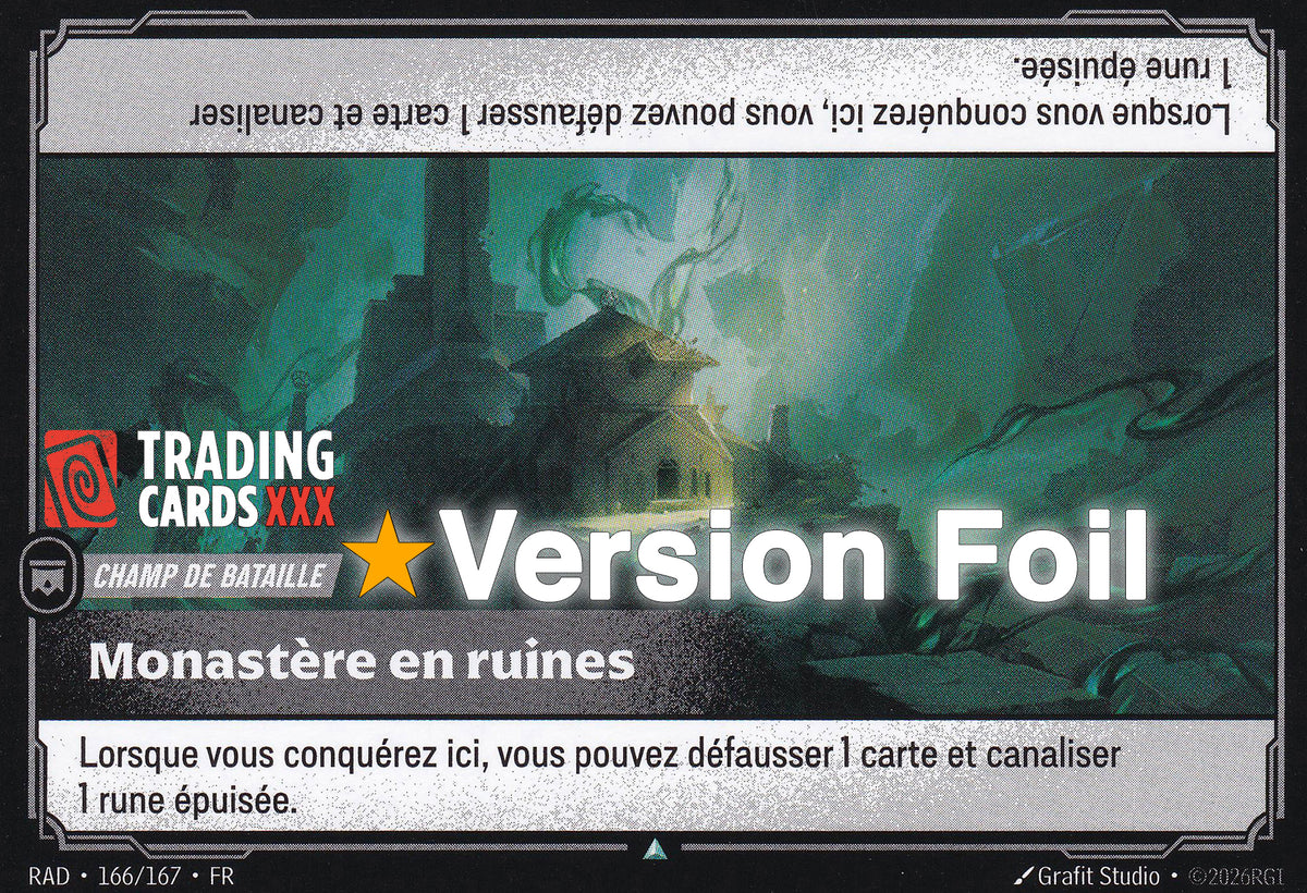 Riftbound - Monastère en ruines : Foil UC RAD-166/167 FR