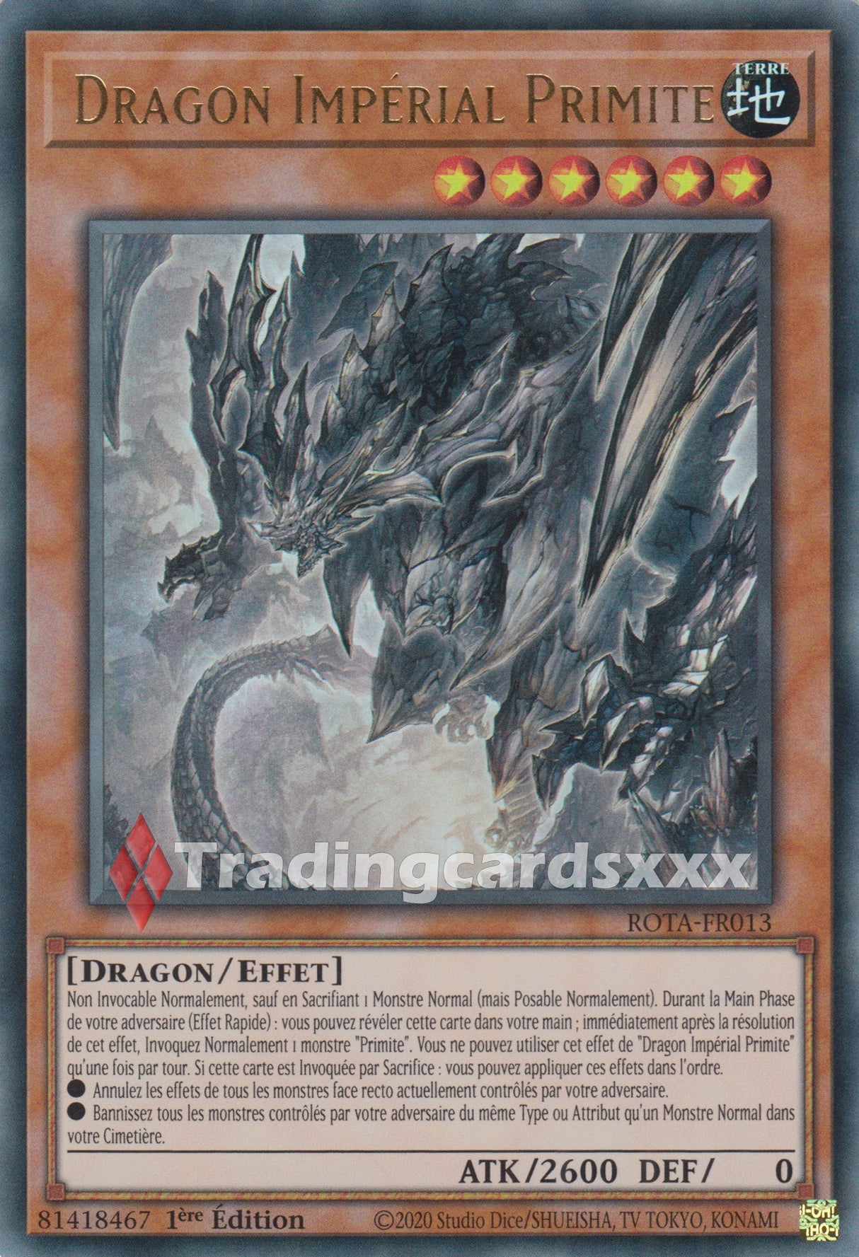 Yu-Gi-Oh! Dragon Impérial Primite : UR ROTA-FR013