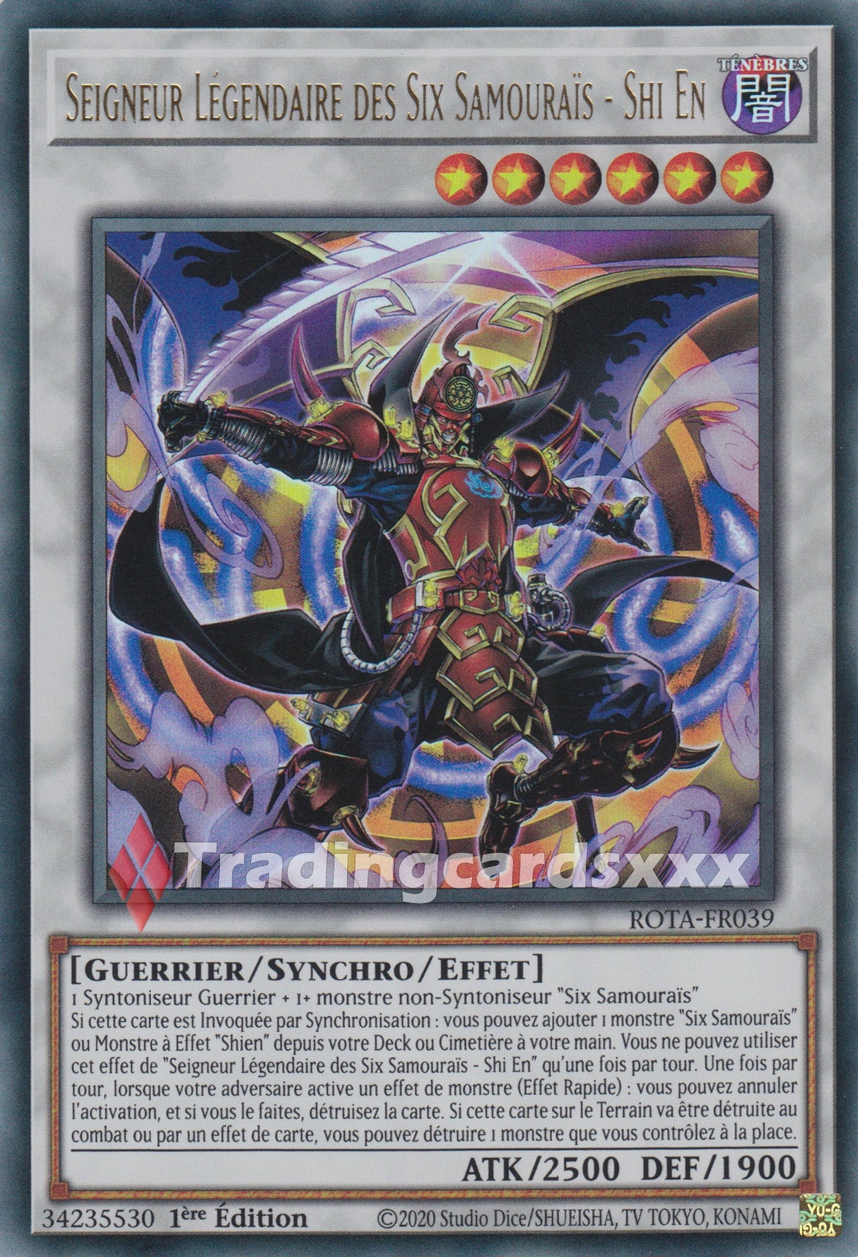 Yu-Gi-Oh! Seigneur Légendaire des Six Samouraïs - Shi En : UR ROTA-FR039