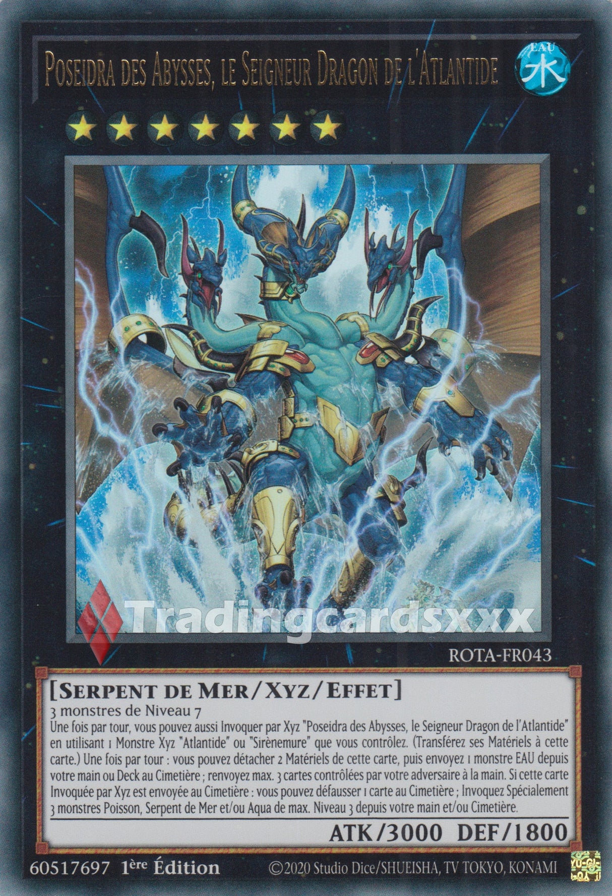 Yu-Gi-Oh! Poseidra des Abysses, le Seigneur Dragon de l'Atlantide : UR ROTA-FR043