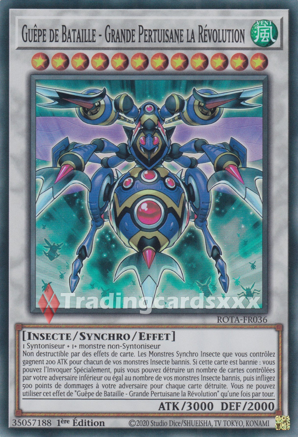 Yu-Gi-Oh! Guêpe de Bataille - Grande Pertuisane la Révolution : SR ROTA-FR036