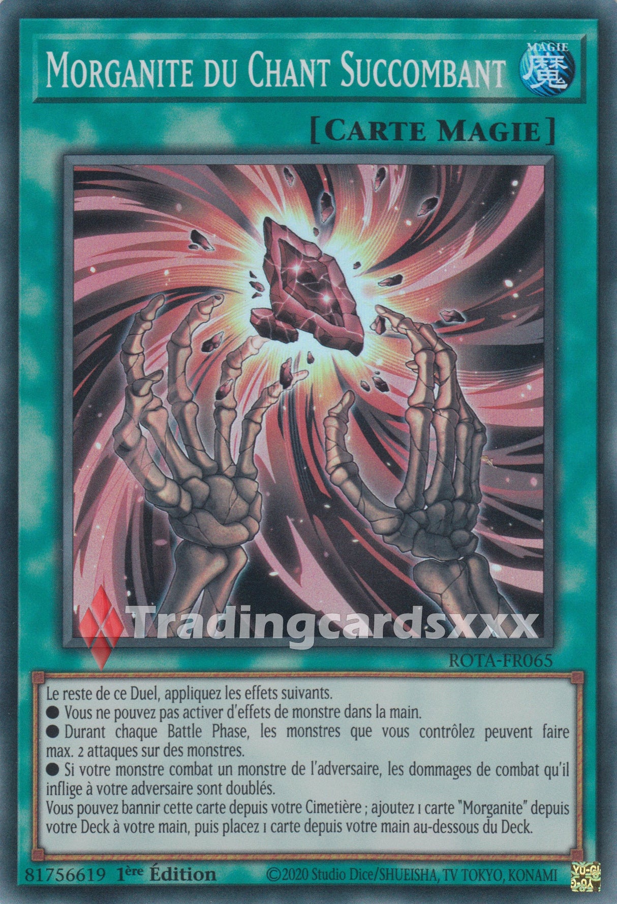 Yu-Gi-Oh! Morganite du Chant Succombant : SR ROTA-FR065