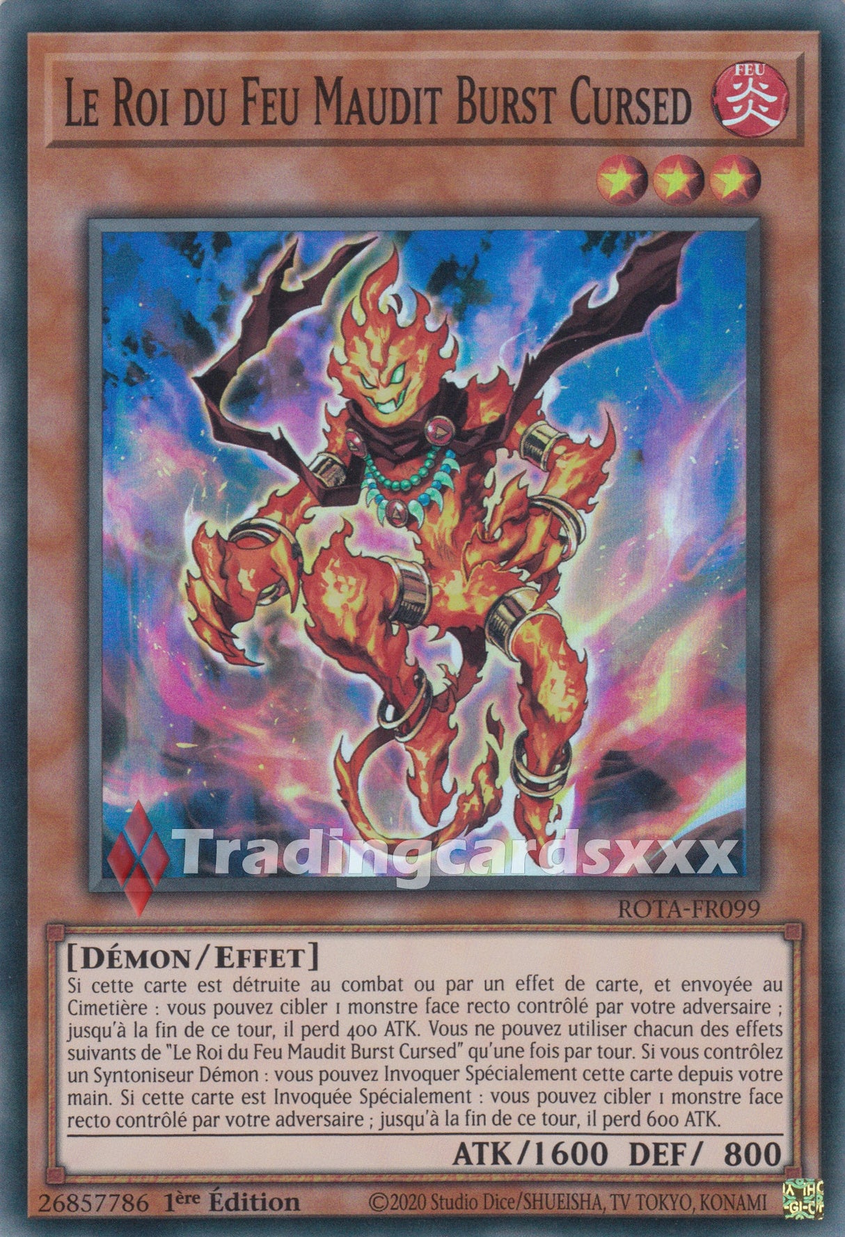 Yu-Gi-Oh! Le Roi du Feu Maudit Burst Cursed : SR ROTA-FR099