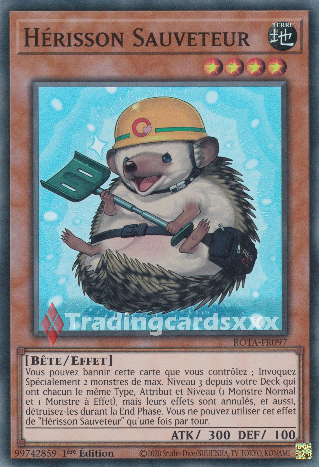 Yu-Gi-Oh! Hérisson Sauveteur : SR ROTA-FR097