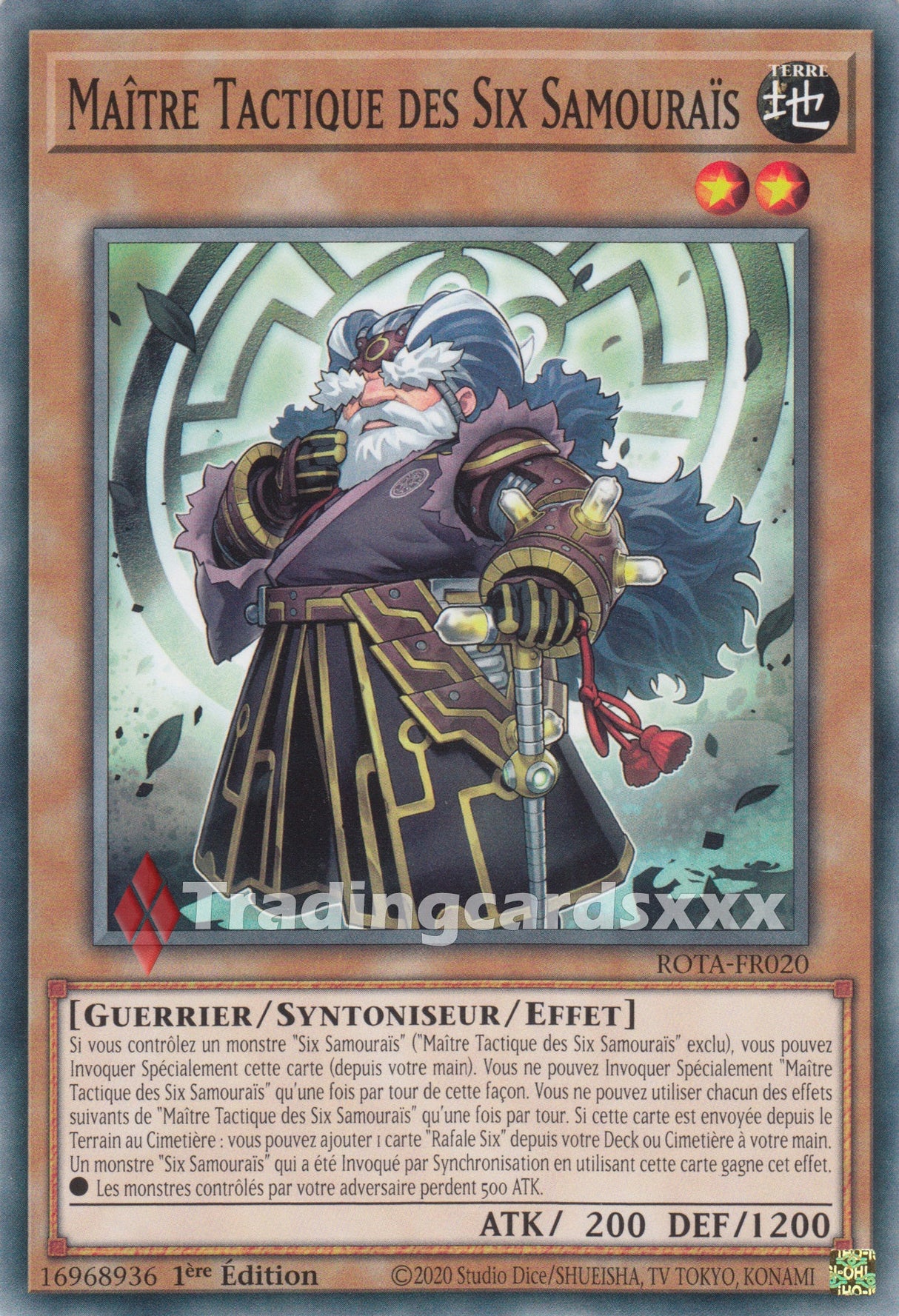 Yu-Gi-Oh! Maître Tactique des Six Samouraïs : C ROTA-FR020