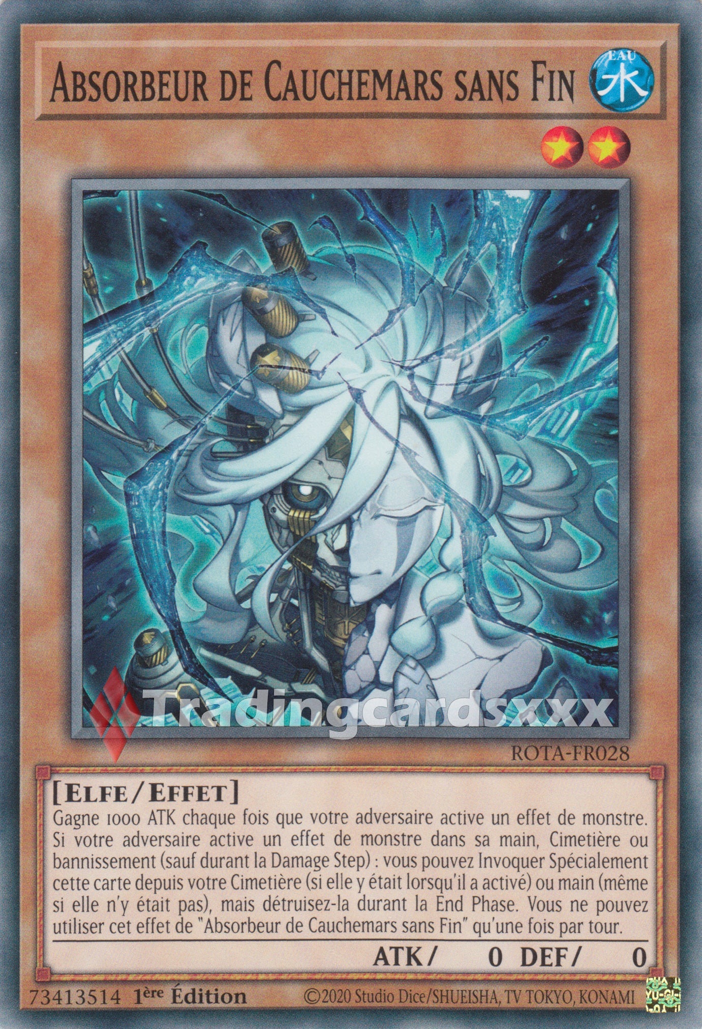 sans yugioh card Yu-Gi-Oh! Absorbeur de Cauchemars sans Fin : C ROTA-FR028