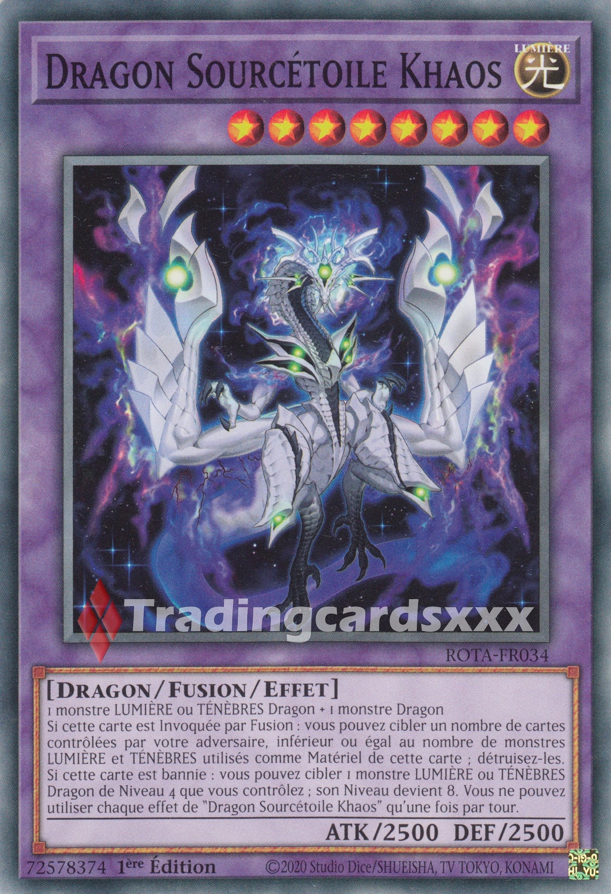 Yu-Gi-Oh! Dragon Sourcétoile Khaos : C ROTA-FR034