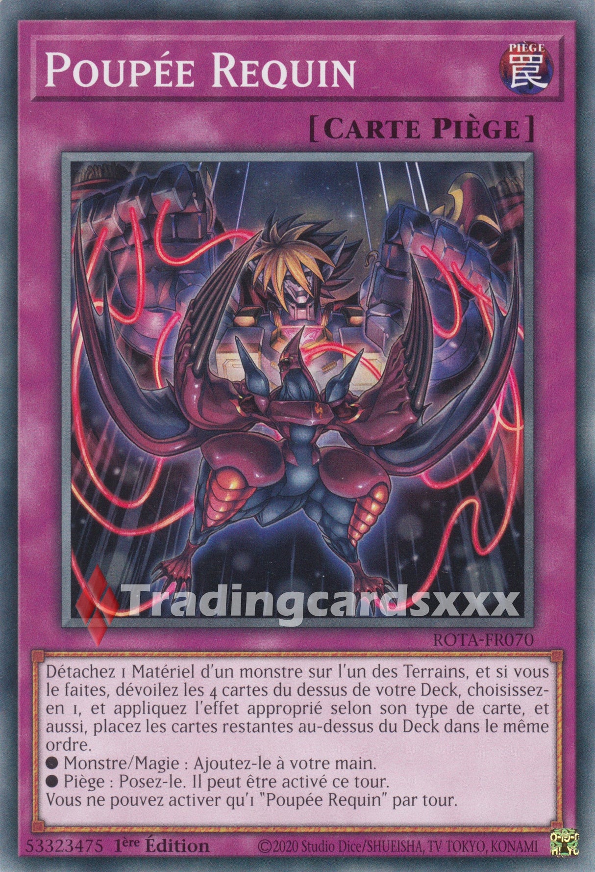 Yu-Gi-Oh! Poupée Requin : C ROTA-FR070