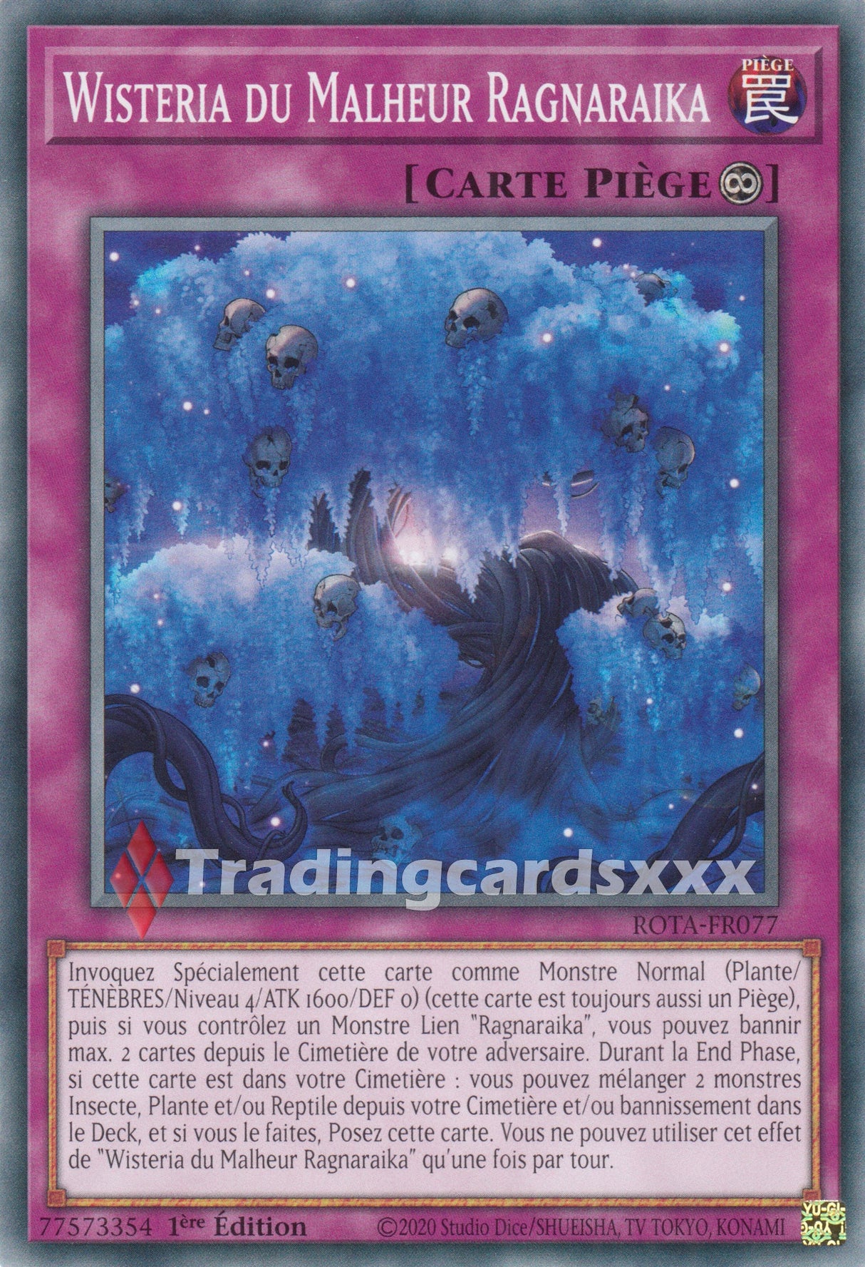 Yu-Gi-Oh! Wisteria du Malheur Ragnaraika : C ROTA-FR077