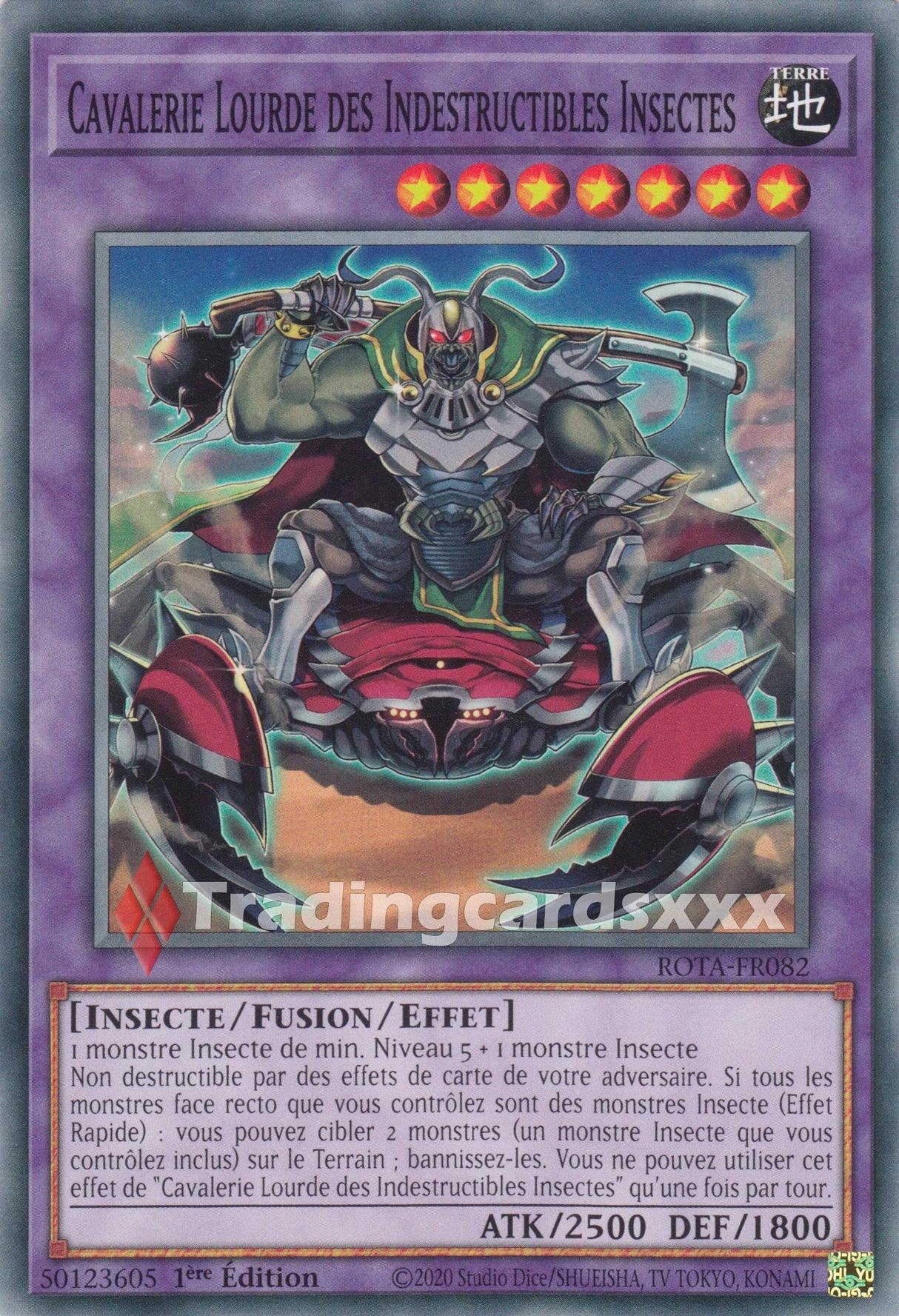 Yu-Gi-Oh! Cavalerie Lourde des Indestructibles Insectes : C ROTA-FR082