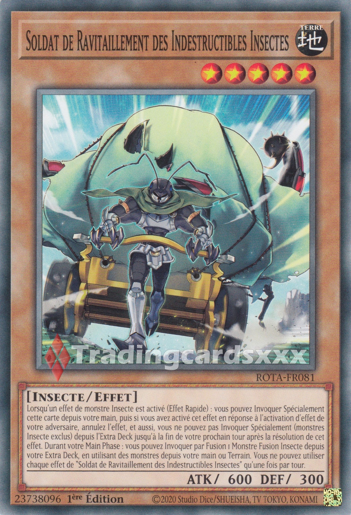 Yu-Gi-Oh! Soldat de Ravitaillement des Indestructibles Insectes : C ROTA-FR081