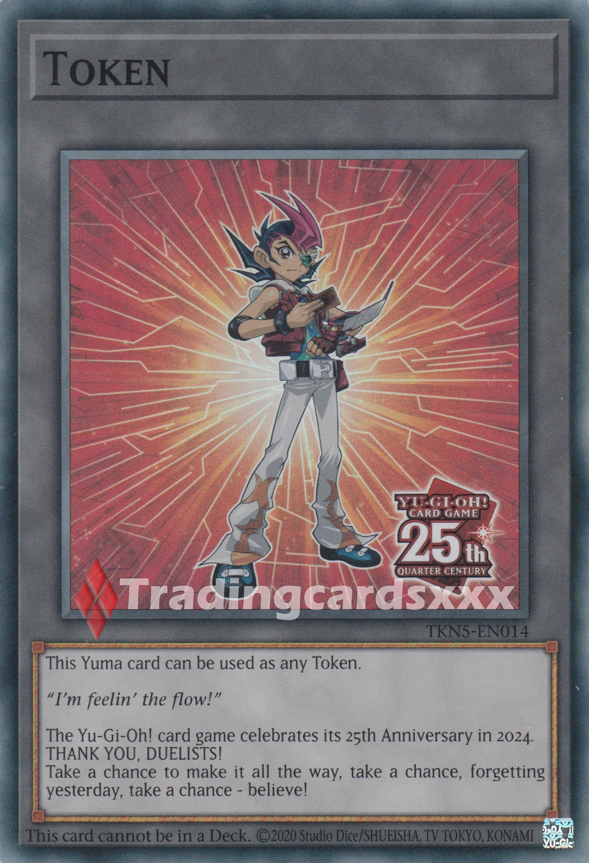 Yu-Gi-Oh! Token 25th Anniversary Zexal "Yuma Tsukumo" : SR ROTA / TKN5-EN014