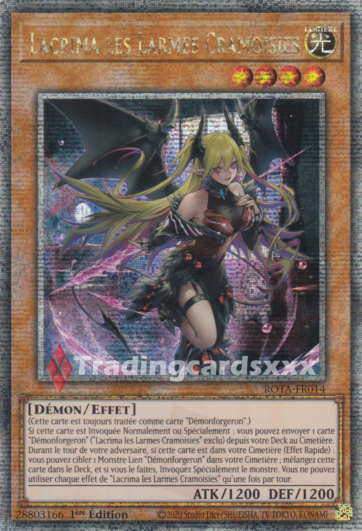 Yu-Gi-Oh! Lacrima les Larmes Cramoisies : QCSE ROTA-FR014