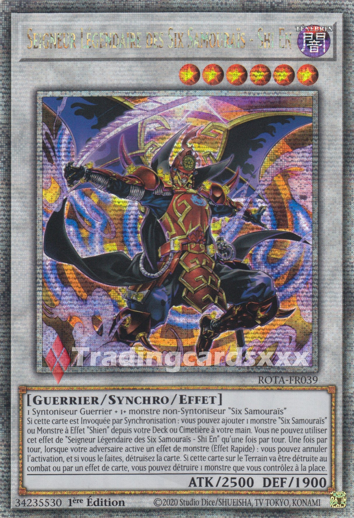 Yu-Gi-Oh! Seigneur Légendaire des Six Samouraïs - Shi En : QCSE ROTA-FR039