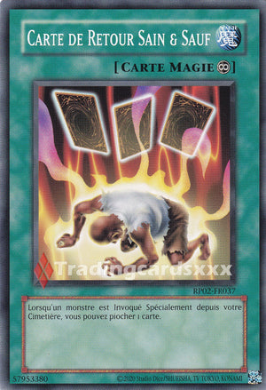 Yu-Gi-Oh! Carte de Retour Sain & Sauf : C RP02-FR037