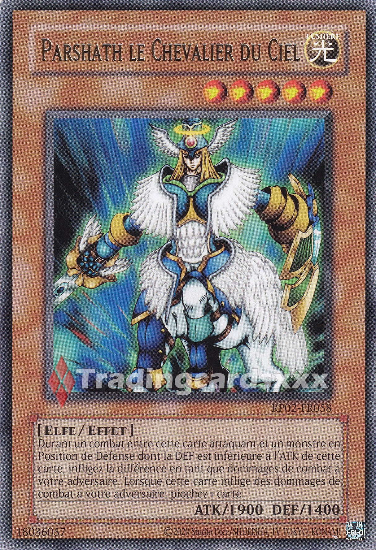 Yu-Gi-Oh! Parshath le Chevalier du Ciel : R RP02-FR058