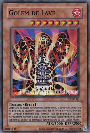 Yu-Gi-Oh! Golem de Lave : SR RP02-FR082