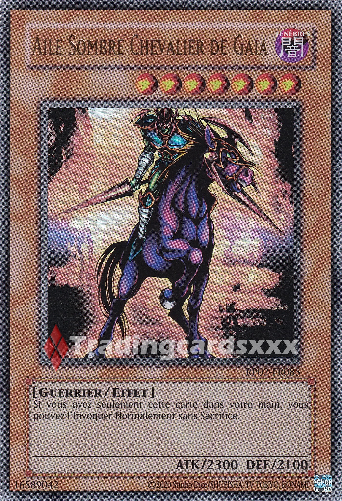 Yu-Gi-Oh! Gaa le Chevalier Implacable Rapide : UR RP02-FR085 Tradingcardsxxx Yu-Gi-Oh! Gaa le Chevalier Implacable Rapide : UR RP02-FR085 Tradingcardsxxx