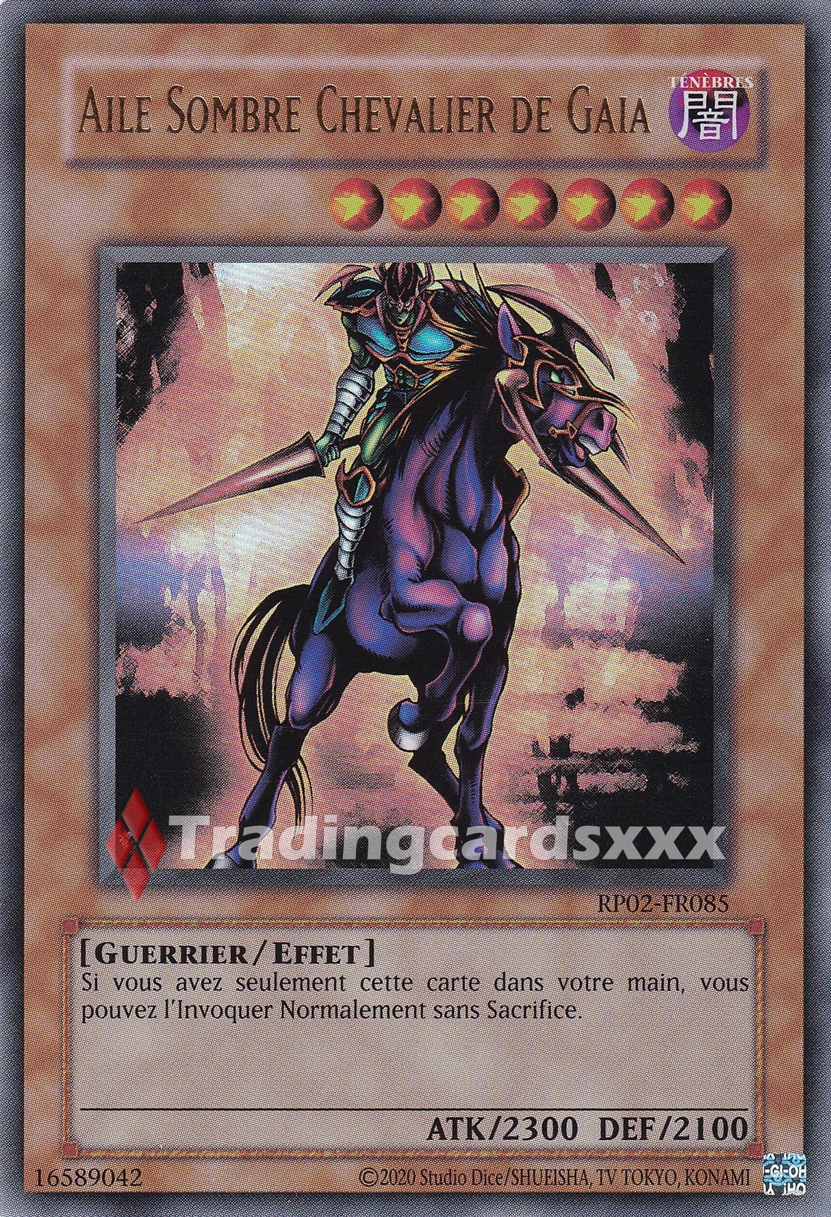 Yu-Gi-Oh! Gaïa le Chevalier Implacable Rapide : UR RP02-FR085