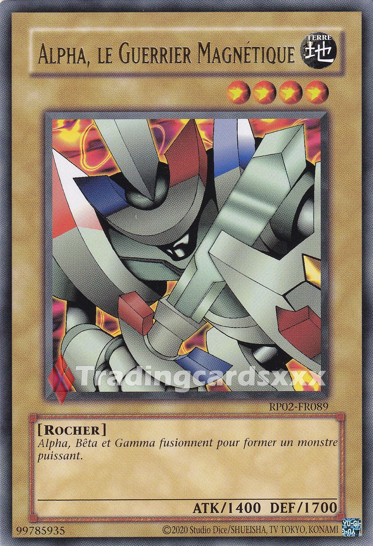 Yu-Gi-Oh! Alpha, le Guerrier Magnétique : R RP02-FR089