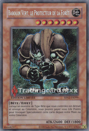 Yu-Gi-Oh! Babouin Vert, le Protecteur de la Forêt : SE RP02-FR099