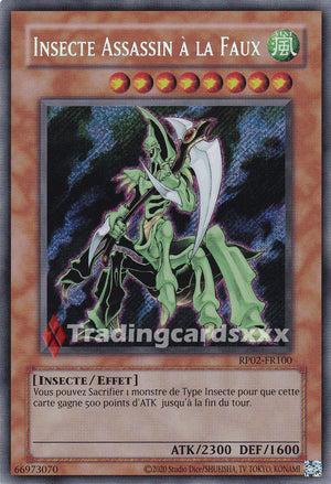 Yu-Gi-Oh! Insecte Assassin à la Faux : SE RP02-FR100