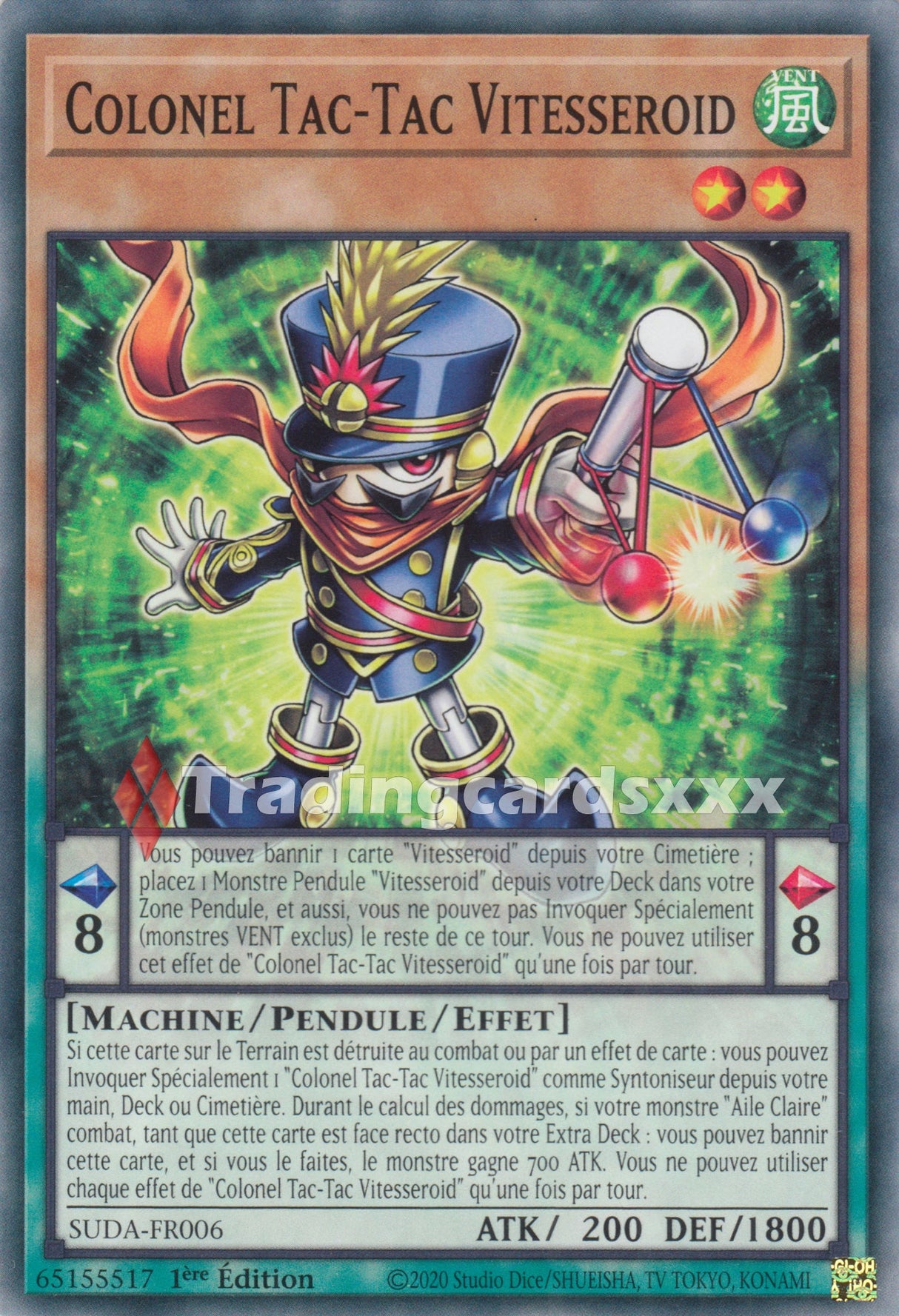 Yu-Gi-Oh! Colonel Tac-Tac Vitesseroid : C SUDA-FR006