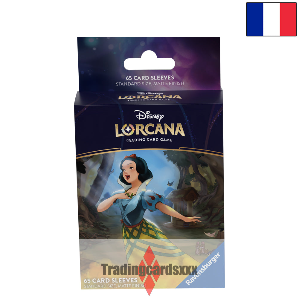 Disney Lorcana TCG - 65 Protèges Cartes STANDARD Sleeves : Blanche Neige