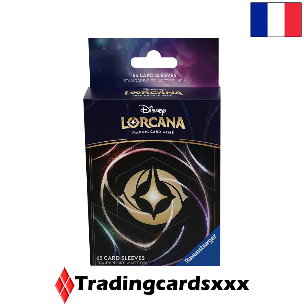 Disney Lorcana TCG - 65 Protèges Cartes STANDARD Sleeves : Lorcana