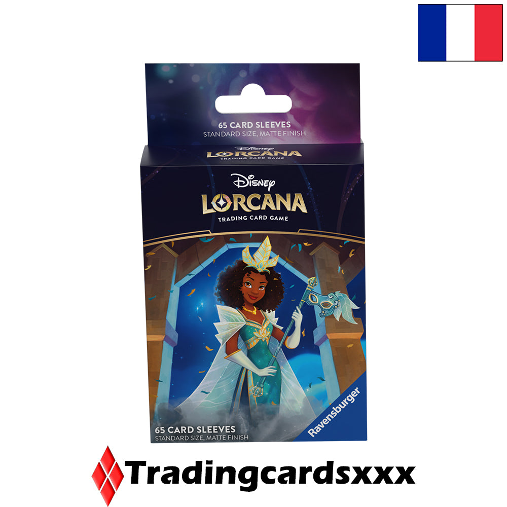 Disney Lorcana TCG - 65 Protèges Cartes STANDARD Sleeves : Tiana