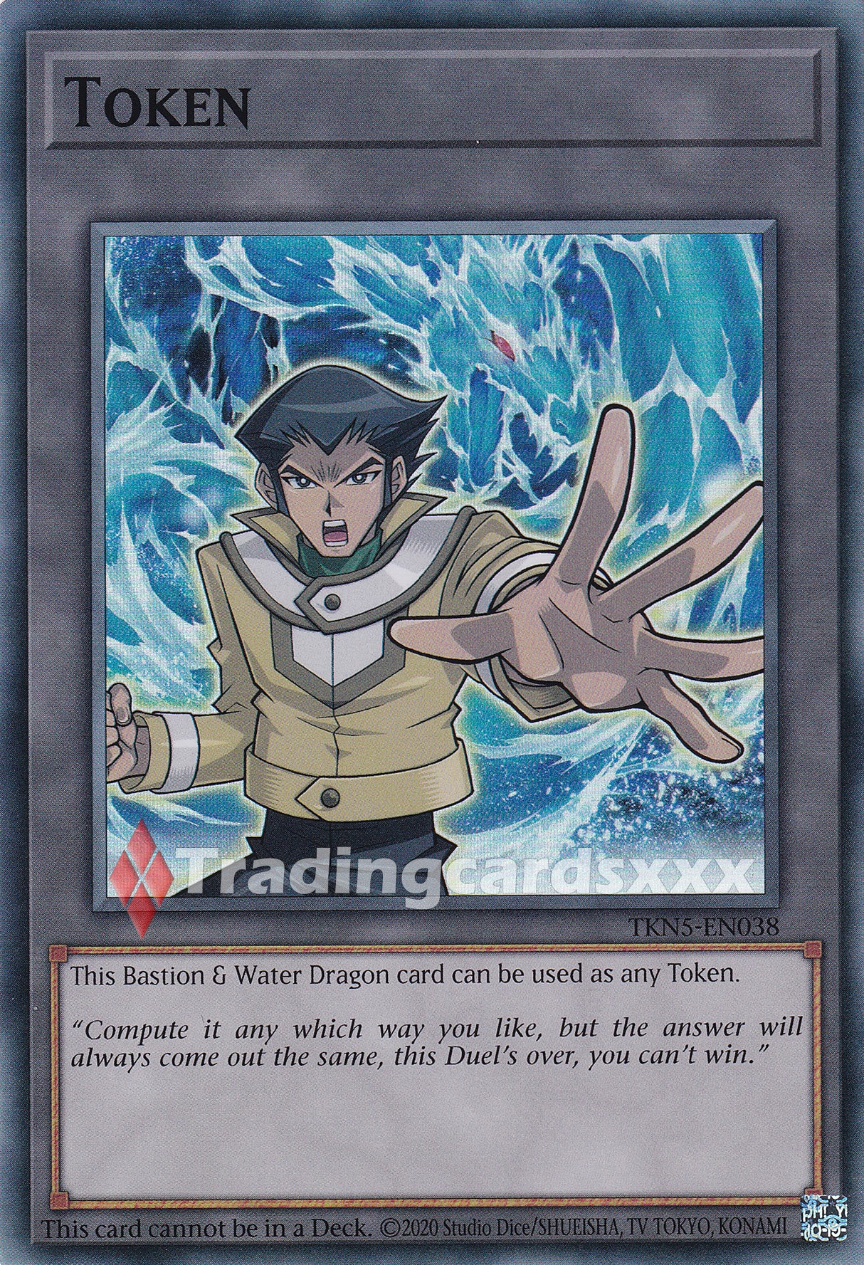 Yu-Gi-Oh! Token "Bastion & Water Dragon" : SR BPRO / TKN5-EN038