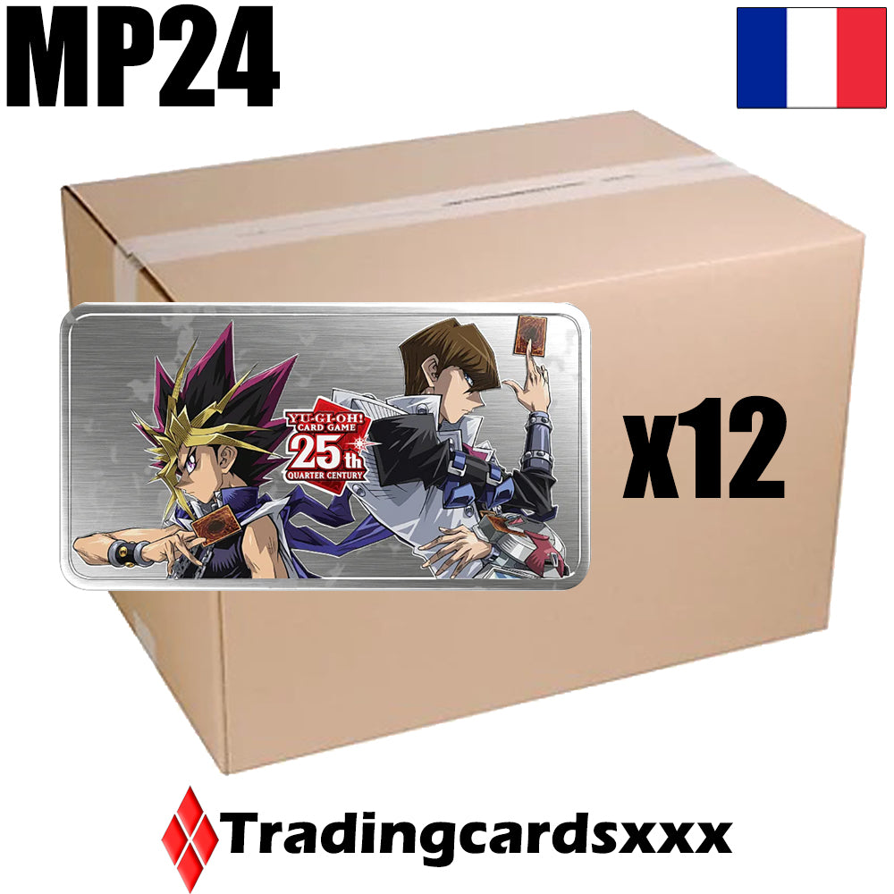 Yu-Gi-Oh! Carton de 12 Mega Tin Box 2024 - Boite du 25e Anniversaire : Les Miroirs du Duel