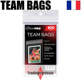 Ultra PRO - 100 Protèges Cartes refermable : Team Bags