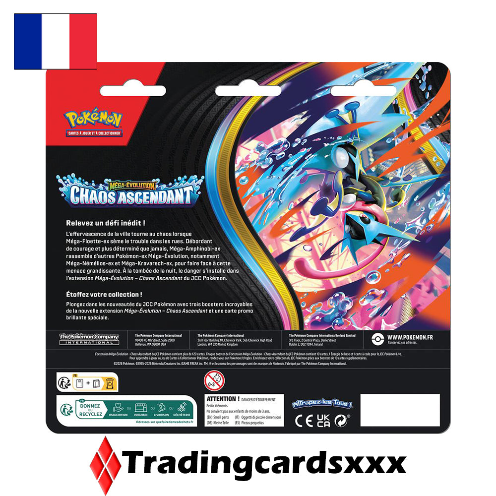 Pokémon - Tri Pack ME04 Chaos Ascendant : Reptincel