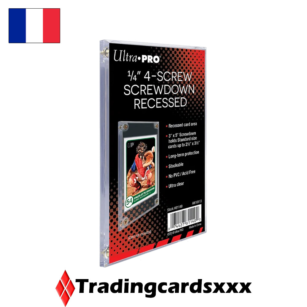 Ultra PRO - Protection en acrylique à vis : 4-Screw Screwdown Recessed