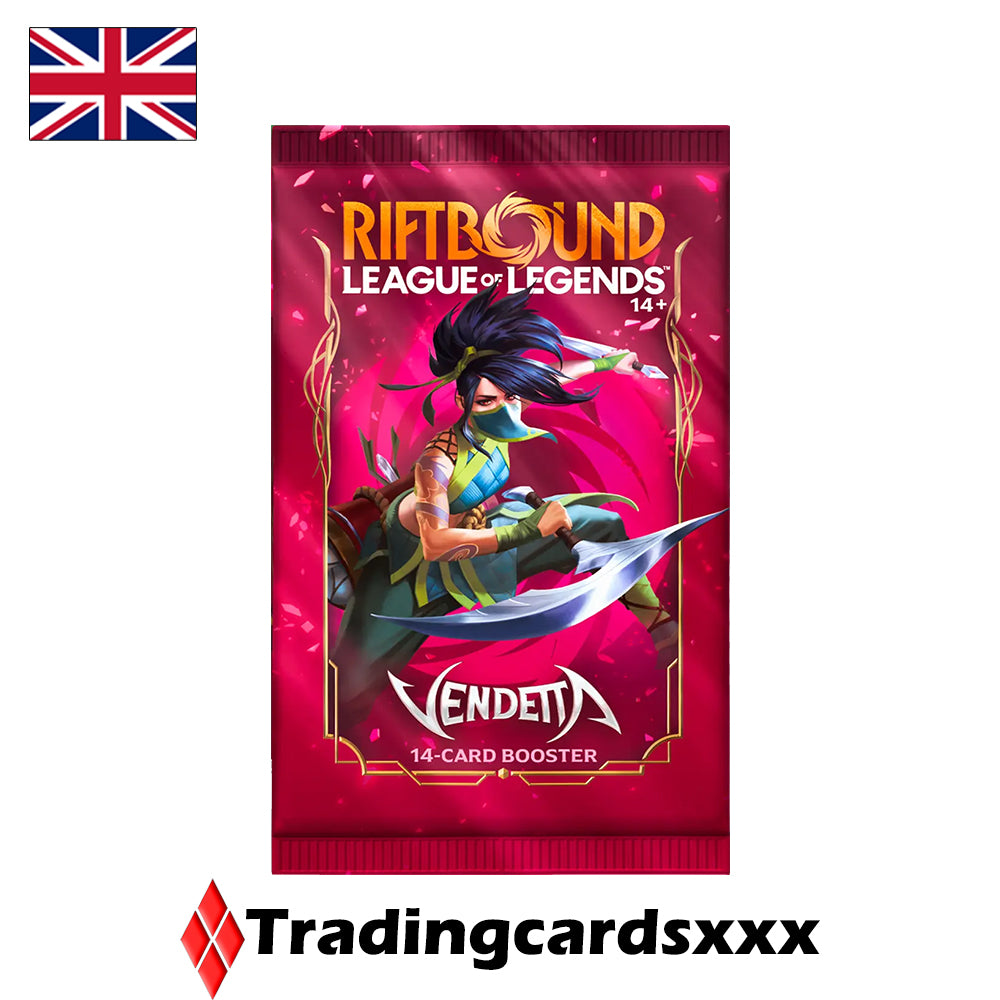 Riftbound TCG | League Of Legends - Booster de 14 cartes Set 4 : Vendetta - VERSION ANGLAISE
