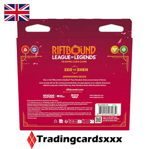 Riftbound TCG | League Of Legends - Showdown Deck Set 4 Vendetta : Zed vs Shen - VERSION ANGLAISE